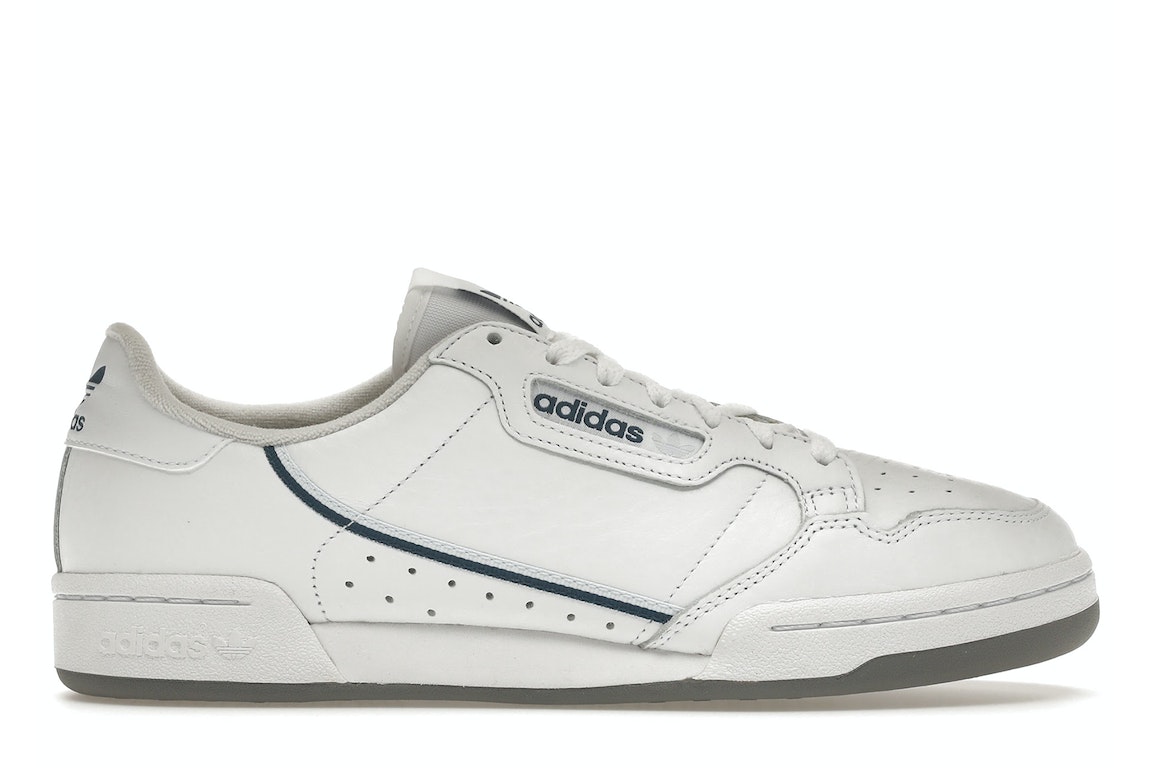 Pre-owned Adidas Originals Adidas Continental 80 Sky Tint In Footwear White/sky Tint/legend Marine