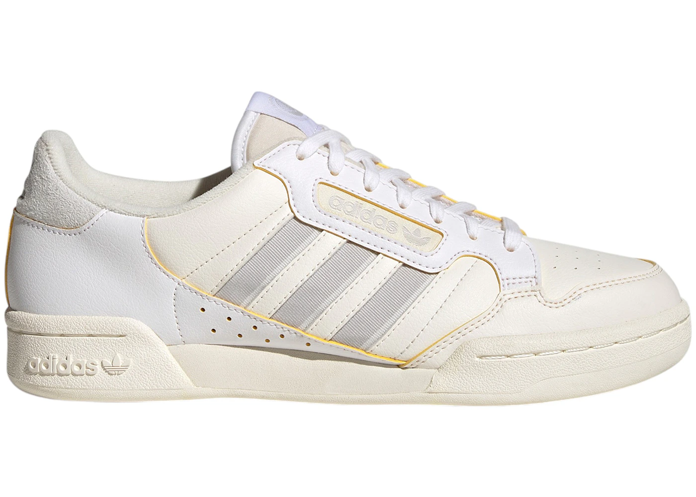 adidas Continental 80 Stripes Cloud White Grey One Off White (Women's) - GY4662 - US adidas Continental 80 Stripes Cloud White Grey One Off White (Women's) - GY4662 - US