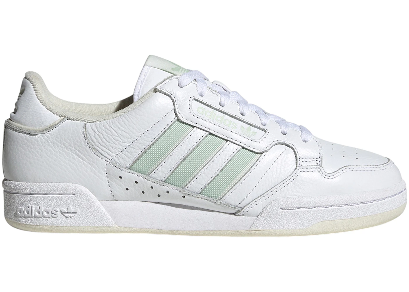 adidas Continental 80 Stripes Cloud White Linen Green Off White Men's - GX1914 - US adidas Continental 80 Stripes Cloud White Linen Green Off White Men's - GX1914 - US