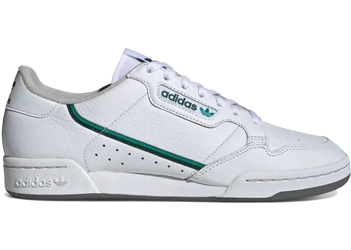 adidas Continental 80 White Glory Green Men's EF5990 US