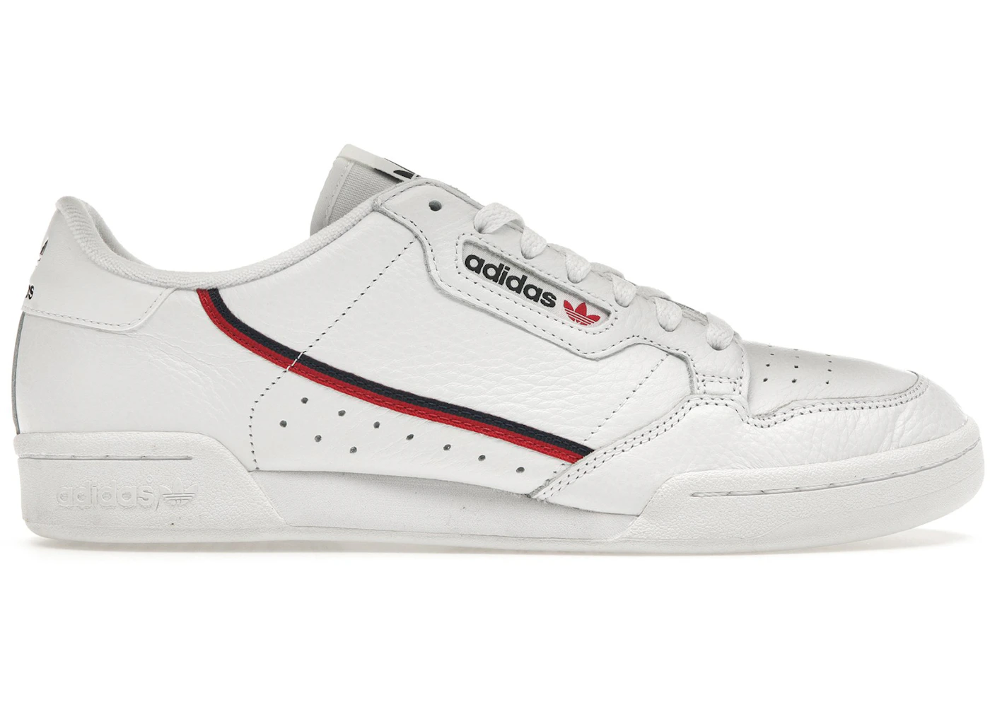 adidas Continental 80 White Scarlet Navy - G27706 - US