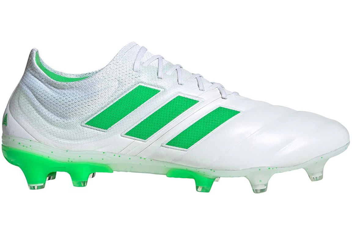 adidas Copa 19.1 Firm Ground Cloud White Solar Lime