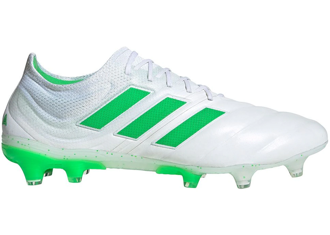 adidas Copa 19.1 Firm Ground Cloud White Solar Lime