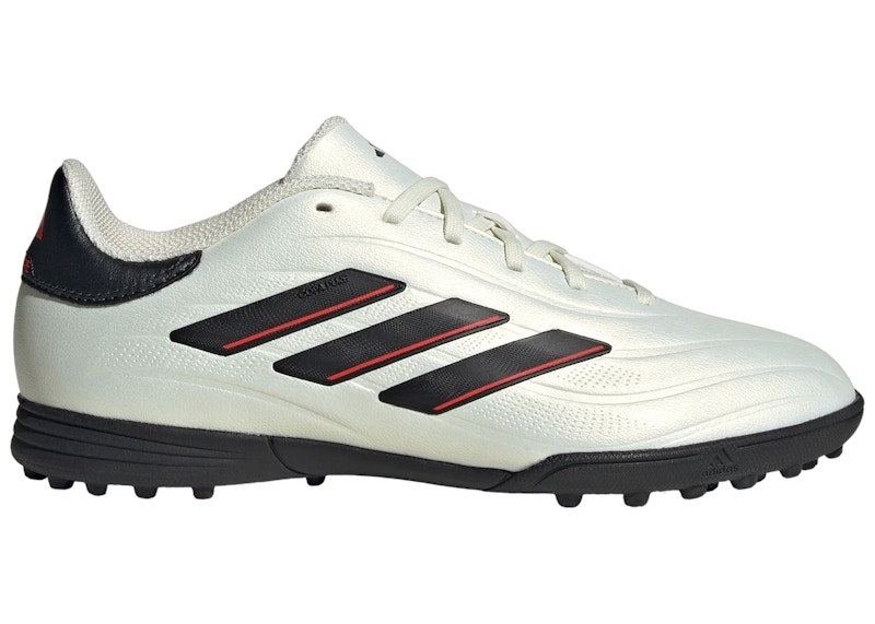 Pre-owned Adidas Originals Copa Pure Ii League Turf Sneakers In Ivory/core Black/solar Red