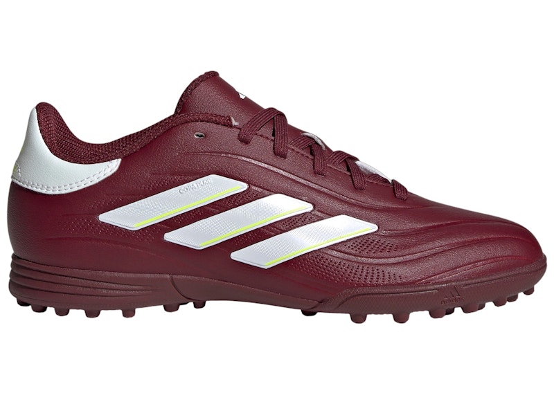 Pre-owned Adidas Originals Copa Pure Ii League Turf Team Solar Yellow Sneakers In Shadow Red/cloud White/team Solar Yellow 2