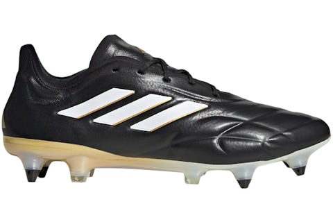 adidas Copa Pure+ SG Core Black Cloud White Gold Metallic Men's - HP9811 - US adidas Copa Pure+ SG Core Black Cloud White Gold Metallic Men's - HP9811 - US