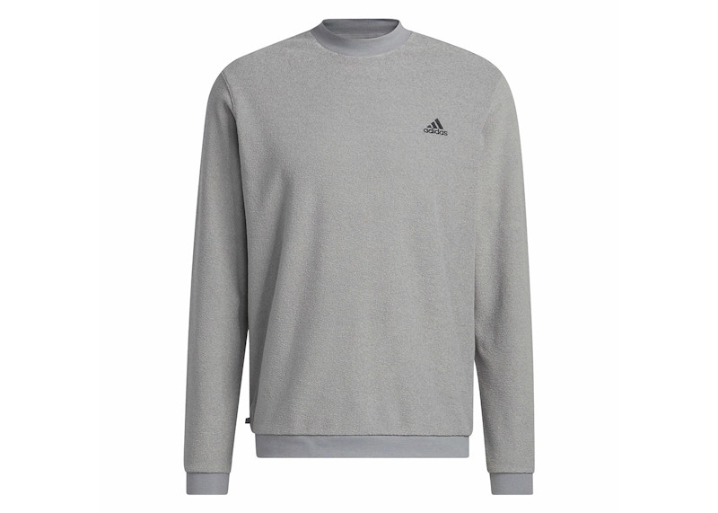 Grey adidas crew neck sweatshirt best sale