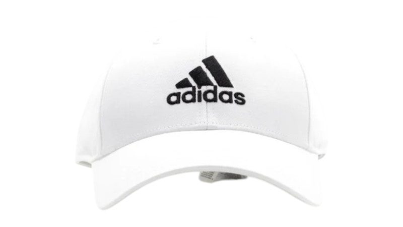 Pre-owned Adidas Originals Cotton Twill Baseball Cap In White
