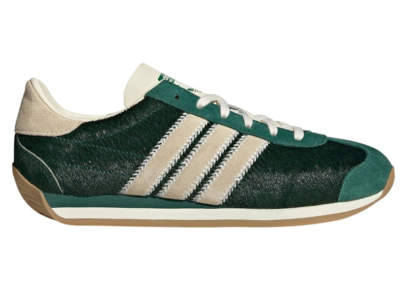 adidas Country OG Collegiate Green Cream White Pony Hair