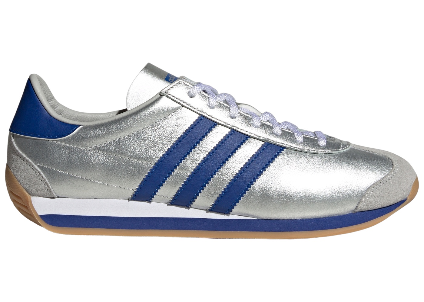 adidas Country OG Matte Silver Bright Blue Cloud White