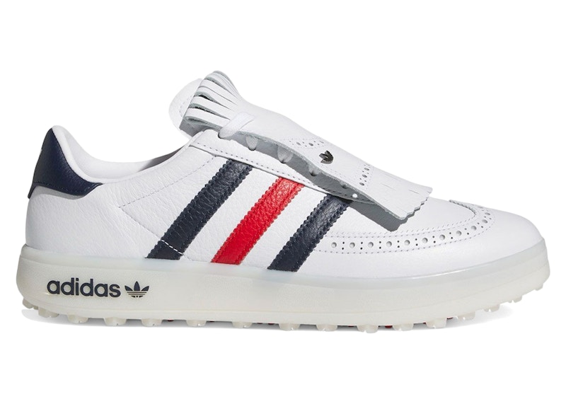 adidas Coursecup Spikeless Golf White Night Indigo Better Scarlet Men's ...