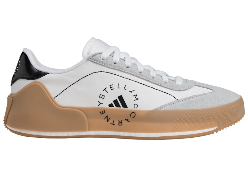Pre-owned Adidas Originals Court Boost By Stella Mccartney (women's) Sneakers In Cloud White/charcoal/core Black