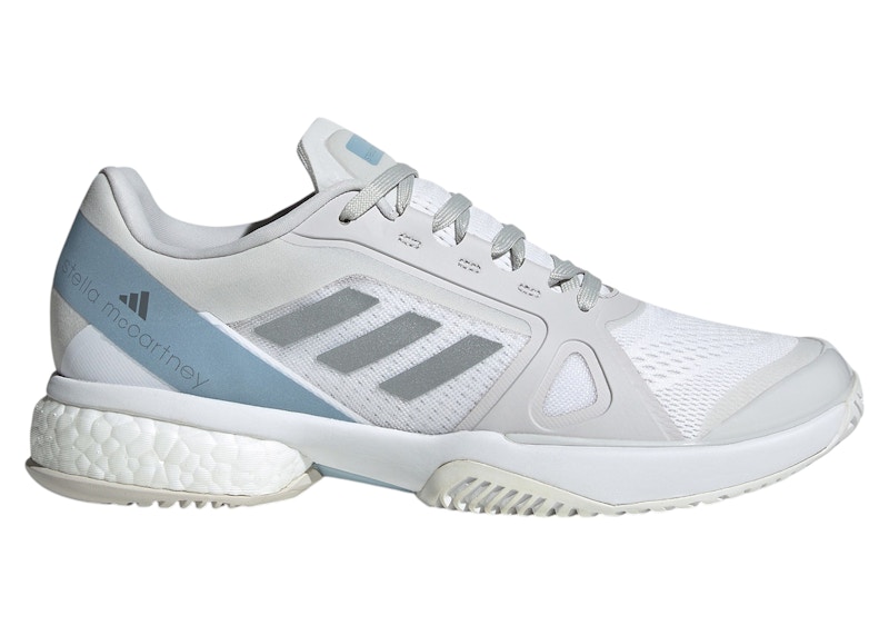 adidas Court By Stella McCartney Cloud White Silver Metallic