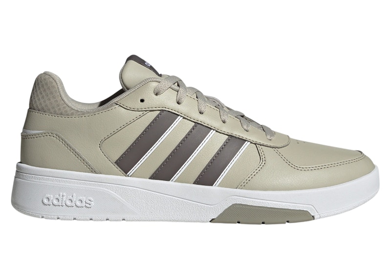 adidas Courtbeat Putty Grey Charcoal Cloud White Men's - ID0503 - US