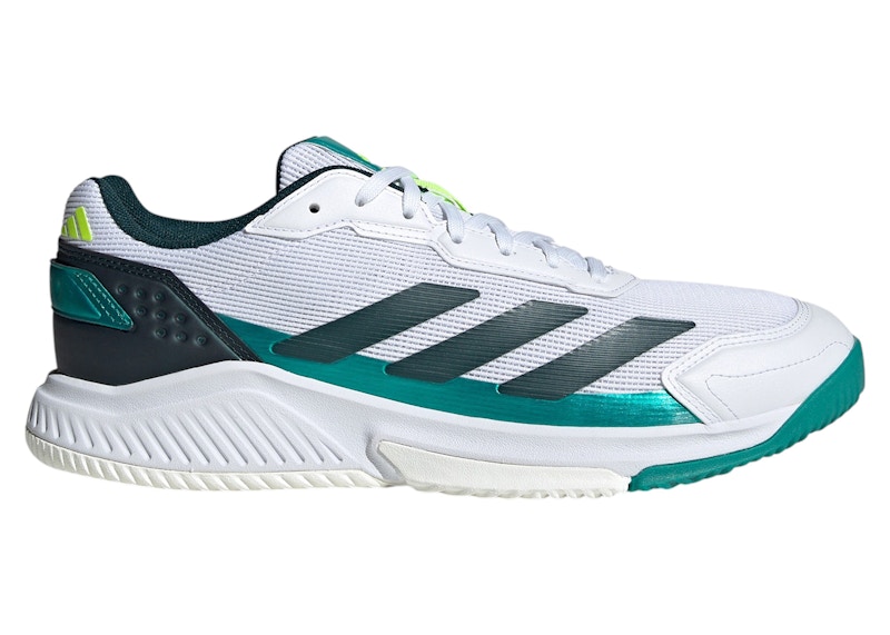 adidas Courtquick Padel Cloud White Aurora Ivy - JP7232