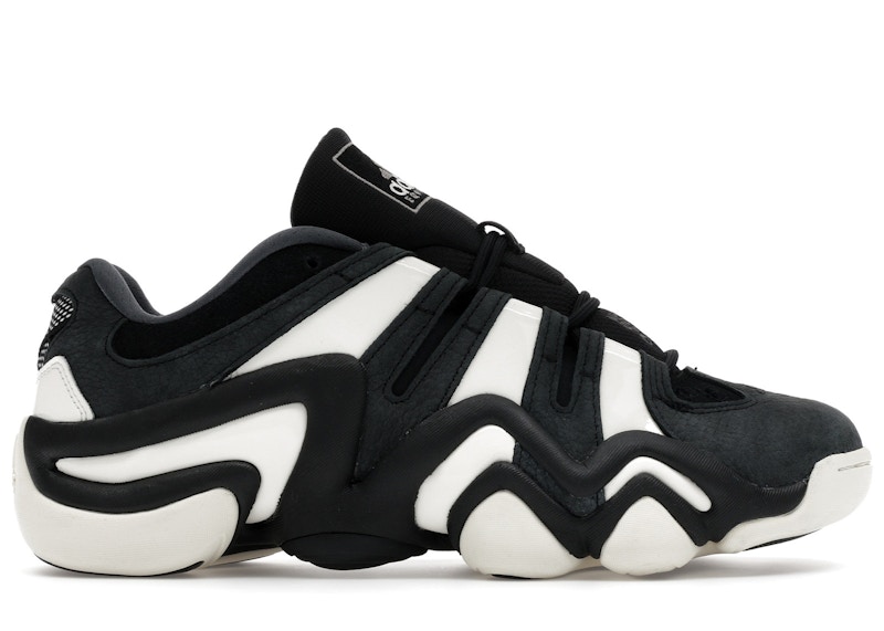Men's Adidas Crazy 8 Low Sneakers in Black/White