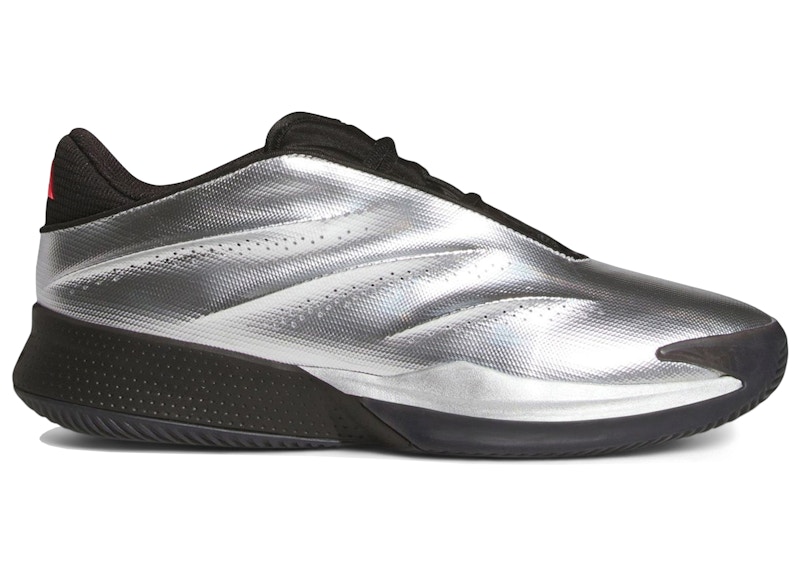 Men's Adidas Crazy Energy+ Black Sneakers in Silver Metallic/Core Black/Lucid Red