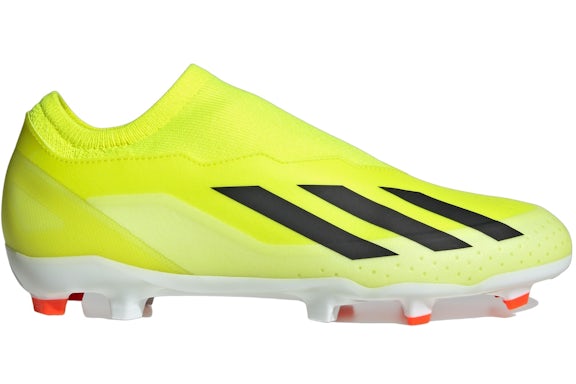 adidas Liga Crazyfast Equipo FG sin cordones Solar Amarillo Core Negro Cloud Blanco