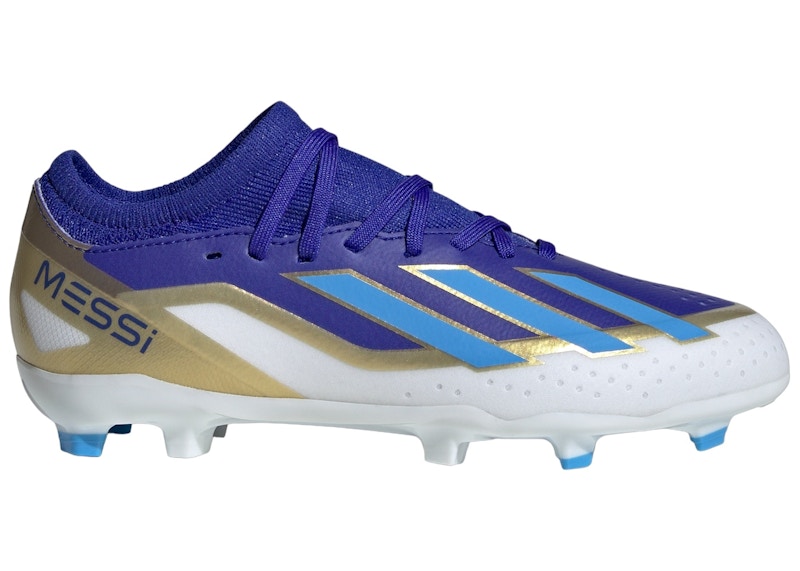 Pre-owned Adidas Originals Crazyfast Messi League Fg Sneakers In Lucid Blue/blue Burst/cloud White In Multi