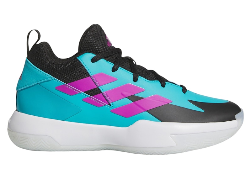 Pre-owned Adidas Originals Cross 'em Up Select Sneakers In Lucid Cyan/core Black/purple Burst
