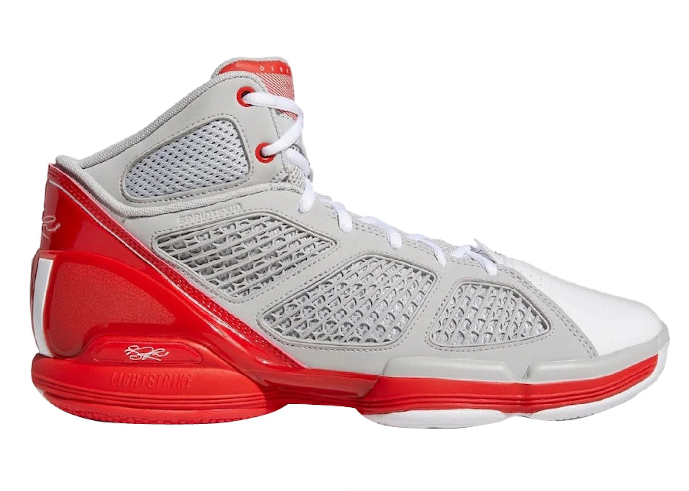 adidas D Rose 1.5 Grey White Red Men's - GY0257 - US