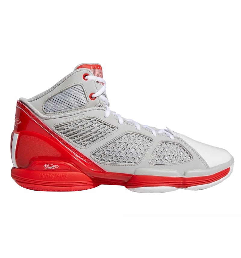 adidas D Rose Grey White Red Men's GY0257 US - Main Image