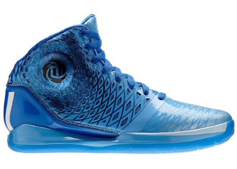 D rose hot sale blue shoes