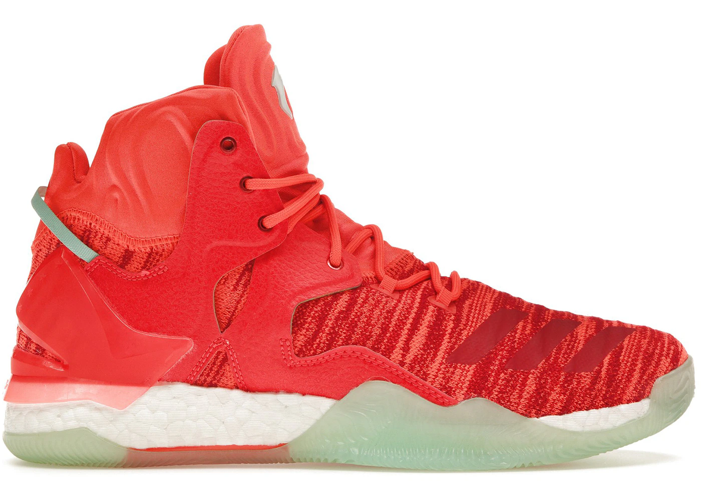 Knicks Adidas Derrick Rose 2016 Adidas D Rose Primeknit Solar Red