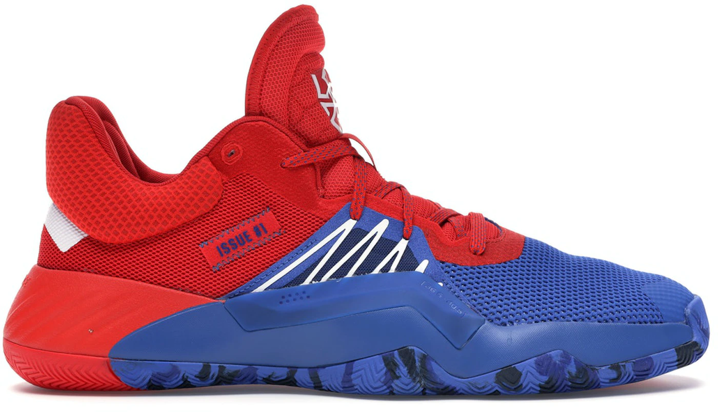 Adidas Men D.O.N. Issue 3 Basketball Shoe Red 10
