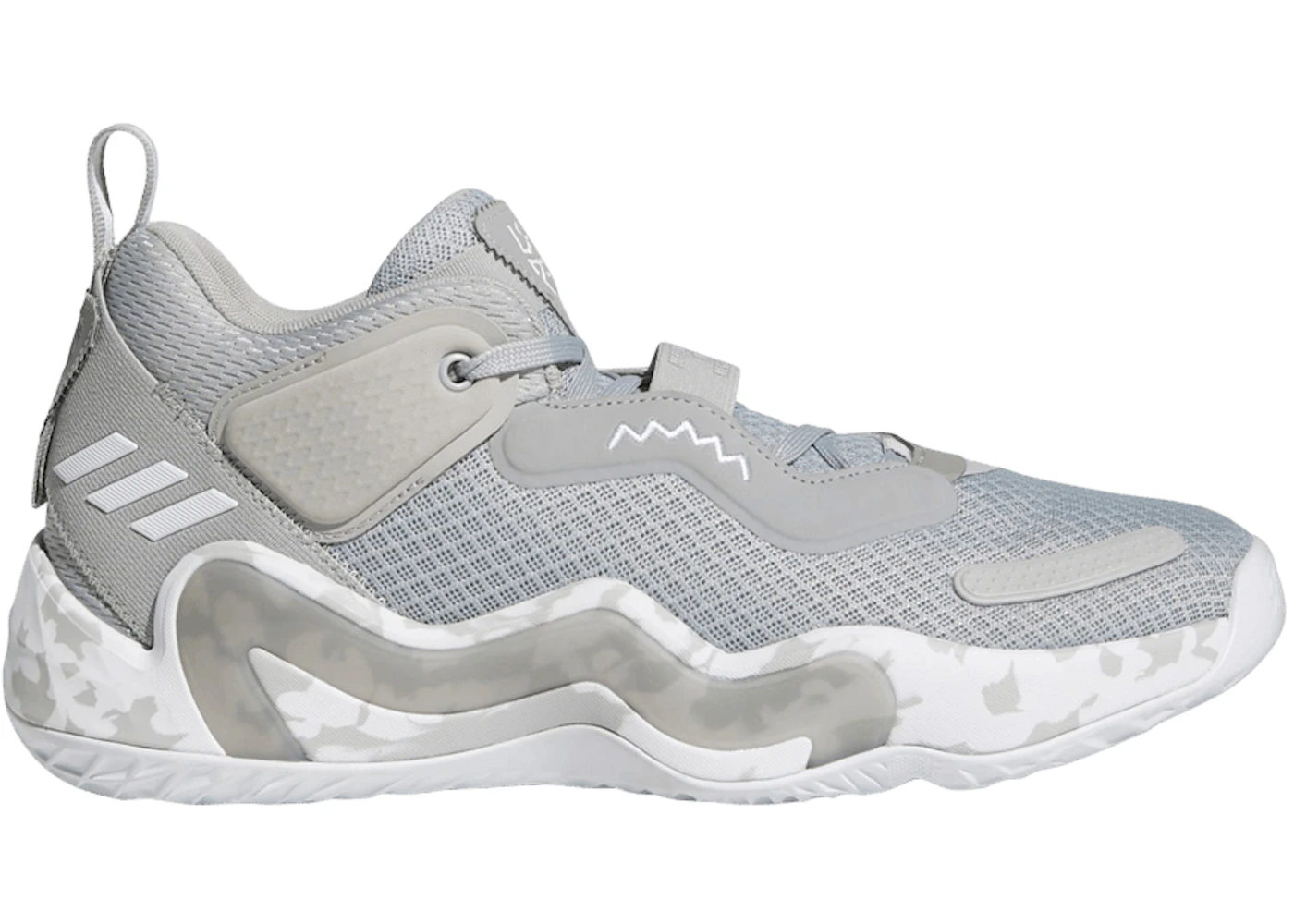 adidas D.O.N. Issue #3 Team Mid Grey Men's - H67723 - US