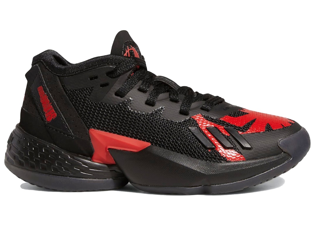 Pre-owned Adidas Originals Adidas D.o.n. Issue #4 Miles Morales (ps) In Core Black/vivid Red/core Black