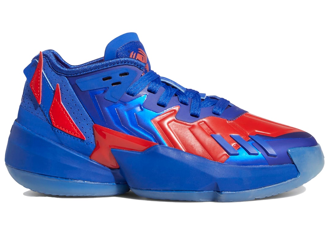 Pre-owned Adidas Originals Adidas D.o.n. Issue #4 Spiderpunk (gs) In Bold Blue/vivid Red/bright Cyan
