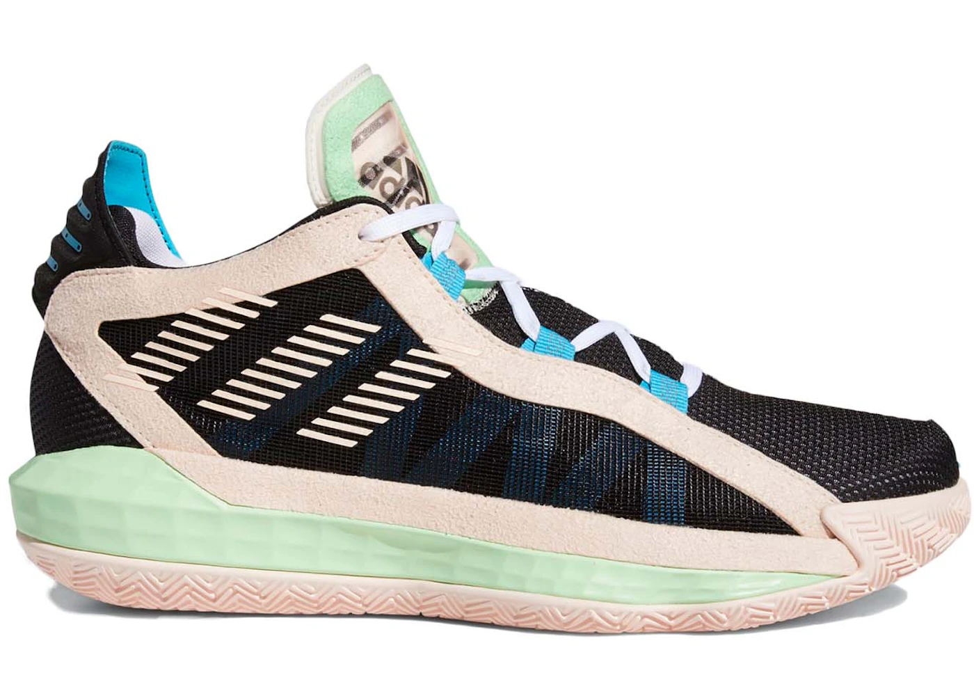 adidas Dame Black Pink Mint Men's FY0875 US - Main Image