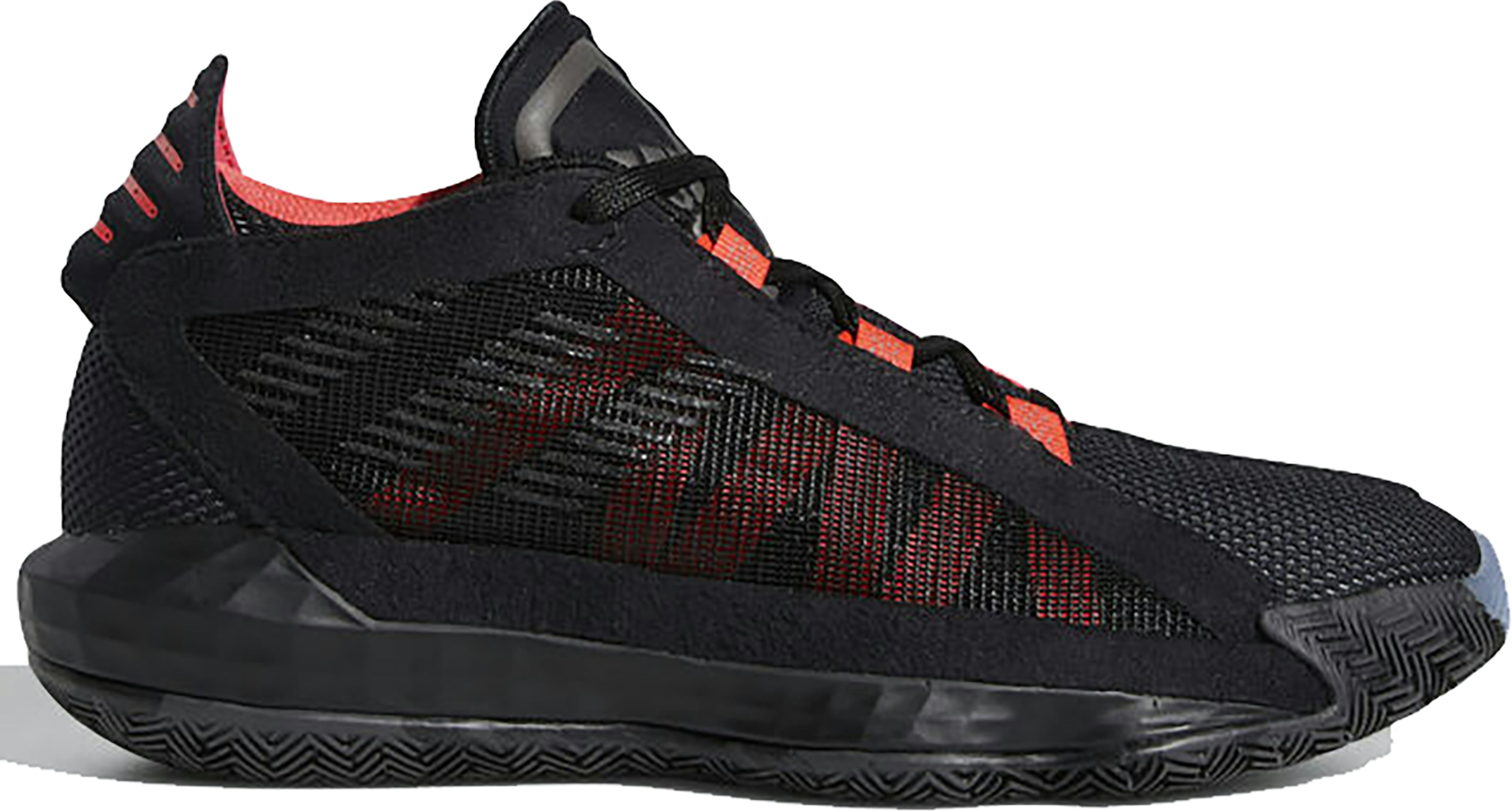 adidas Dame 6 Black Red (Youth) - EH2791