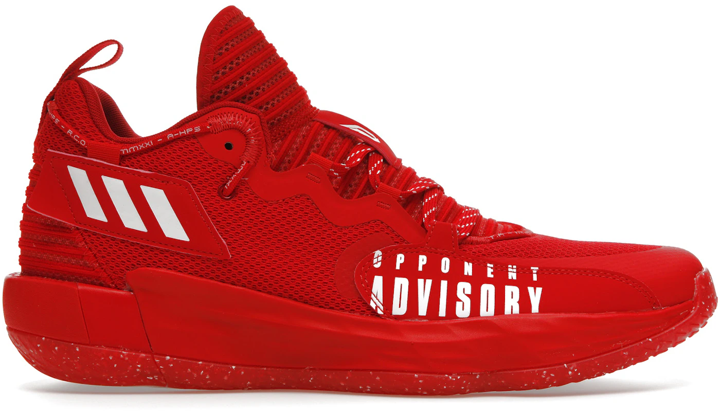 adidas Dame 7 EXTPLY Opponent Advisory Red Men's - H68989 - US