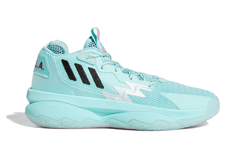 adidas Dame 8 Dame Dalla Light Blue Pink Men's - GZ6475 - US