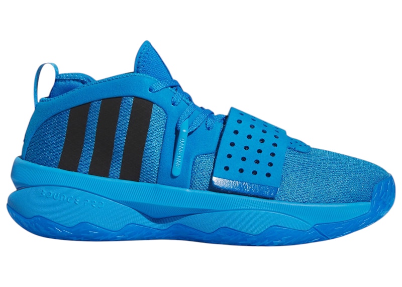 adidas Dame 8 EXTPLY Bright Blue Black Pulse Blue Men's - ID5679 - US