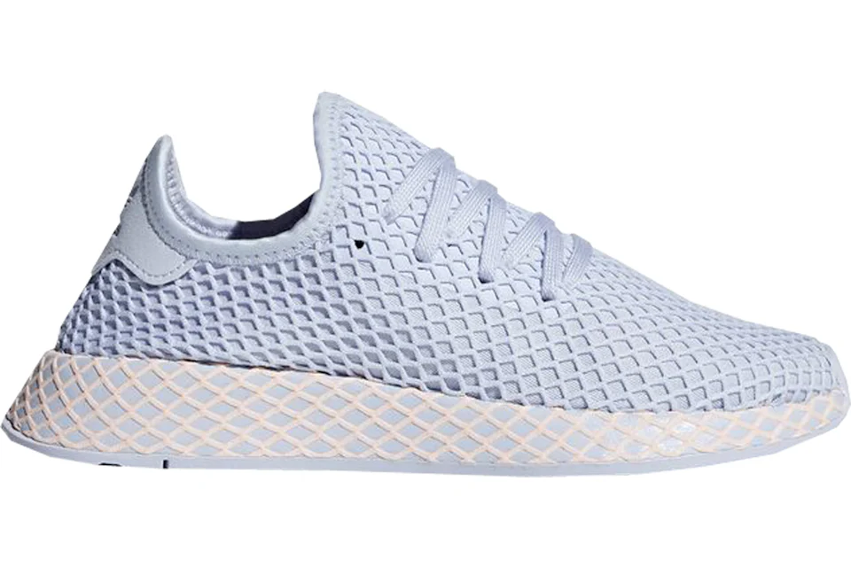 adidas Deerupt Aero Blue Clear Orange Women s B37878 US