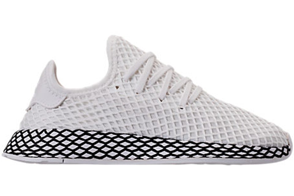 adidas Deerupt Cloud White Core Black Youth Kids AQ1790 GB
