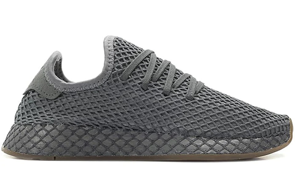 adidas Deerupt Grey Gum Youth Para ninos DA9609 US