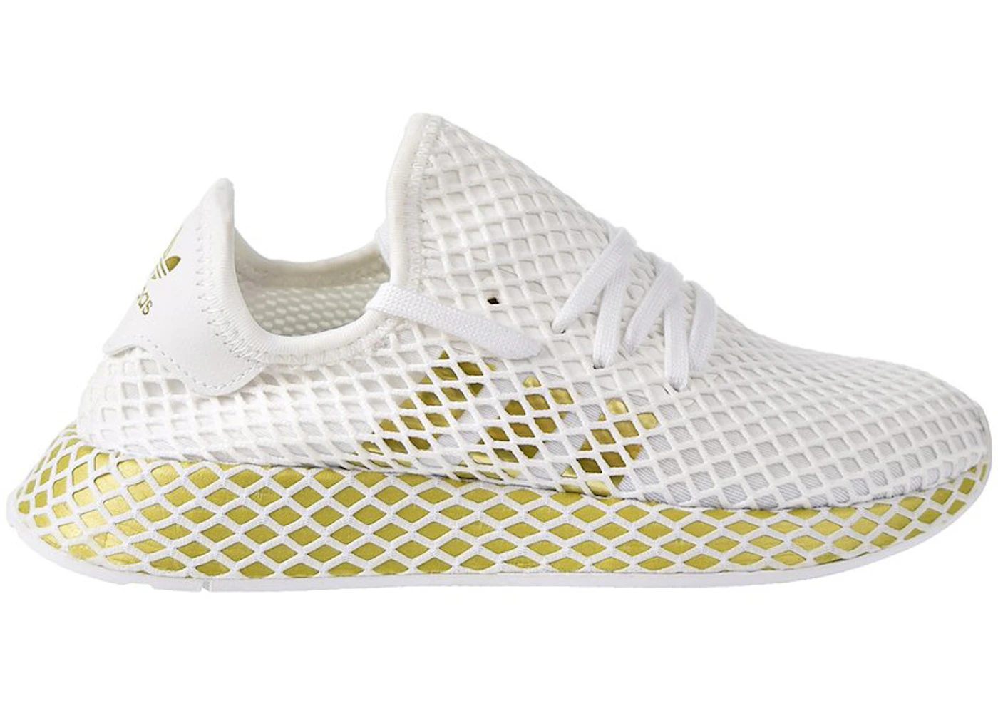 adidas Deerupt Runner White Gold Metallic (Women's) - CG6087 - US