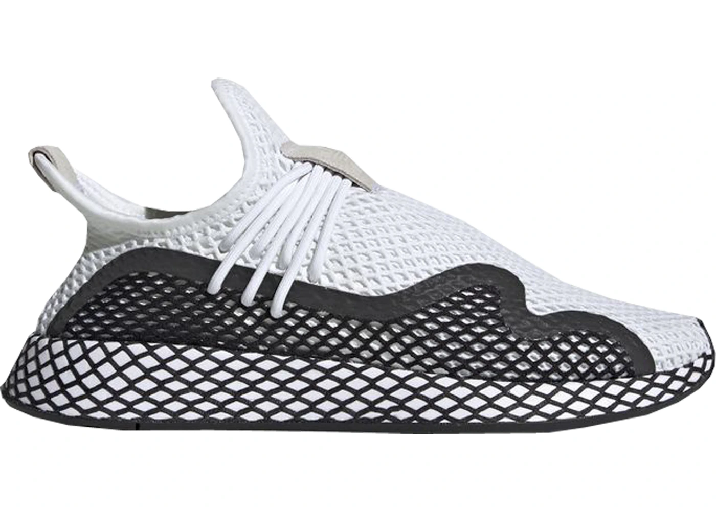 adidas Deerupt S Cloud White Core Black Men s BD7874 US