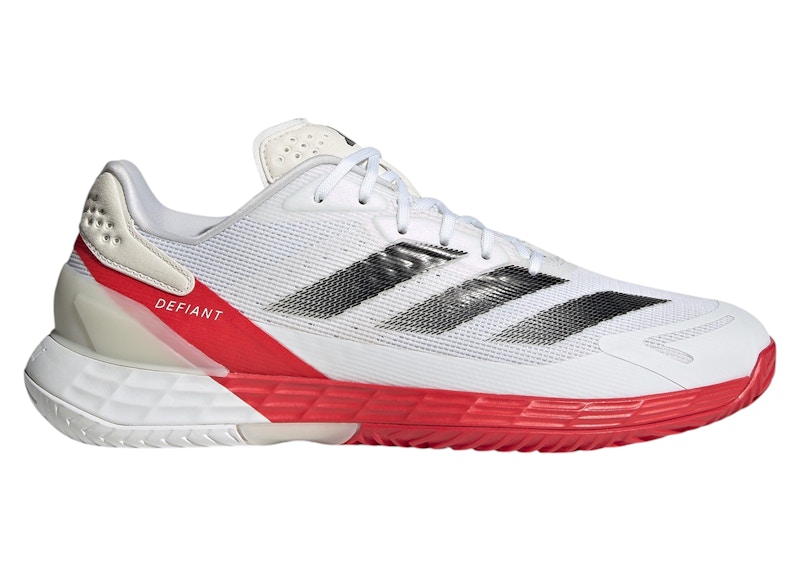 adidas Defiant Speed 2 White Black Pure Ruby Men's - JH6320 - US