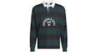 adidas Dept. Striped Polo Shirt Black Aurora Ivy