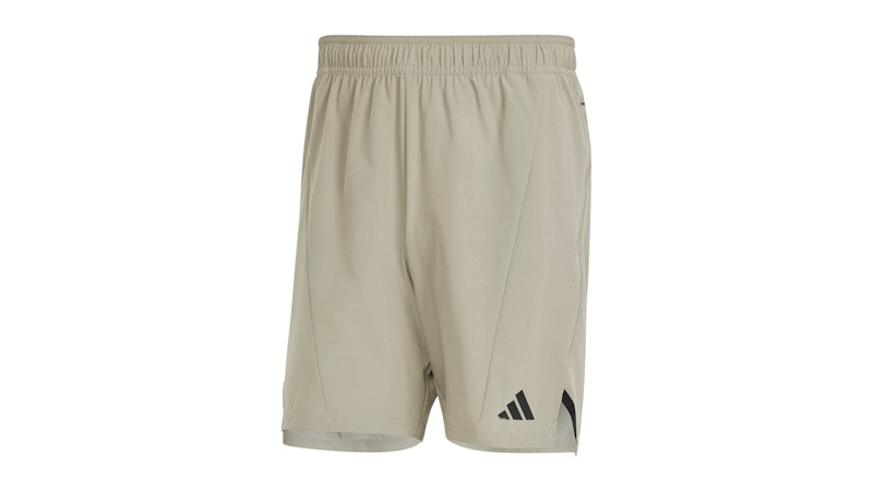 Pantaloncini Adidas Designed for Workout Silver Pebble