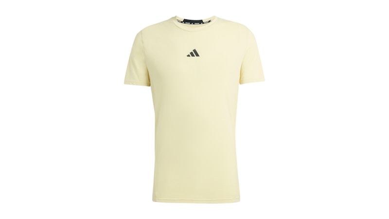 adidas Designed For Workout Tee Powder Yellow