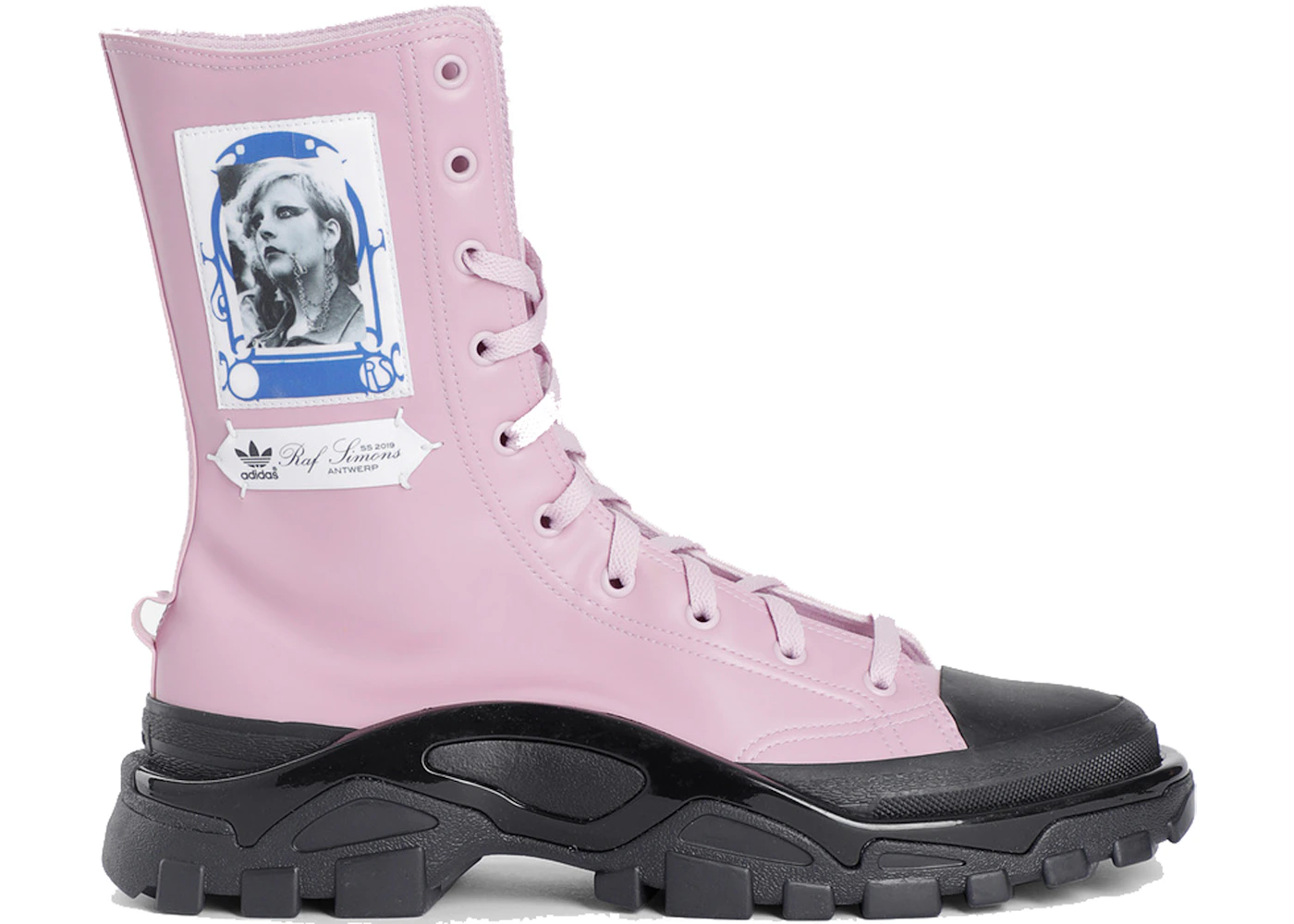 adidas Detroit High Raf Simons Pink Black Men s EE7941 US