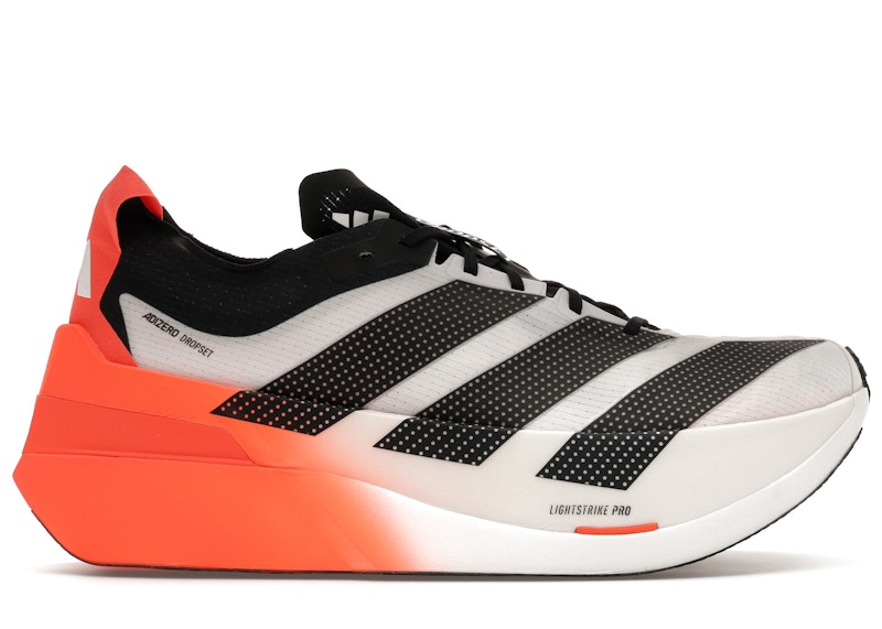 Men's Adidas Dropset Elite Black Iron Metallic Shock Pink Sneakers in Cloud White/Solar Red/Core Black