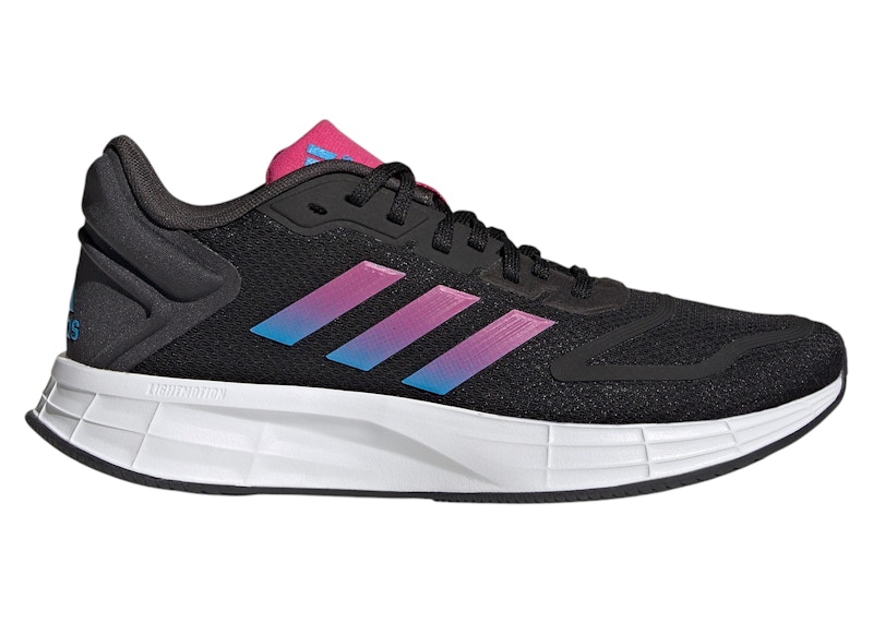 Pre-owned Adidas Originals Duramo 10 (women's) Sneakers In Core Black/pulse Blue/team Real Magenta