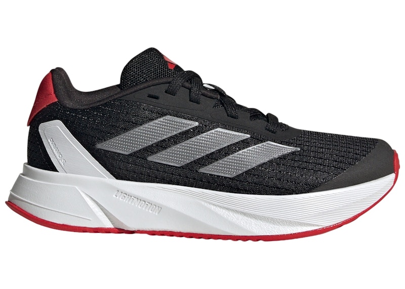 Pre-owned Adidas Originals Duramo Sl Sneakers In Core Black/iron Metallic/better Scarelet Red